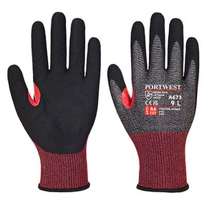 Găng tay chống cắt cấp độ 6 phủ lòng bàn tay nitirile - A673 - CS AHR18 Nitrile Foam Cut Glove -