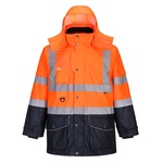 Áo khoác giao thông tương phản thoáng khí 7 trong 1 Hi-Vis - S426